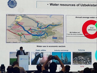 Water resources management in Uzbekistan presented at the International Congress in Beijing