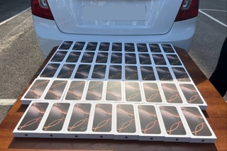 Фарғонада 44 та "Iphone 16 ProMax" телефонларни ноқонуний олиб кирган шахс ушланди