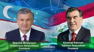 Tojikiston Prezidenti O‘zbekiston Prezidentini saylovdagi g‘alabasi bilan tabrikladi