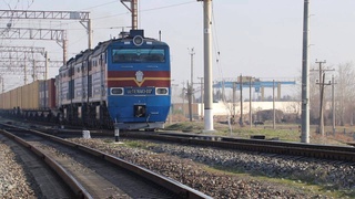 Uztemiryulcontainer JSC organized the first container train to Europe via the middle corridor