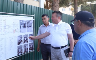 Namangan davlat universitetida 400 o'rinli talabalar turar joyi qurilishi boshlandi