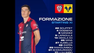 «Кальяри» сыграл вничью с «Вероной», Шомуродов провел один тайм