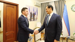 Yevroosiyo taraqqiyot banki Boshqaruvi Raisi bilan uchrashuv boʻlib oʻtdi