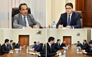 В МИД проведены встречи с Послами Италии, Казахстана и Таджикистана