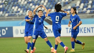 Футболистки Узбекистана забили в ворота Палестины пять мячей