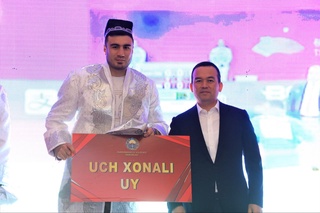 Осиё ўйинларида олтин медални қўлга киритган Баҳодир Жалоловга 3 хонали уй совға қилинди