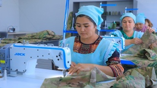 В Каттакургане открыт учебный центр и швейный цех