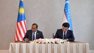 Oʻzbekiston va Malayziya oʻrtasida hamkorlik dasturi imzolandi