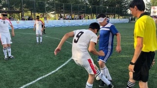 В Джизаке прошел первый в республике Чемпионат по паралимпийскому футболу