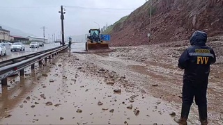 На перевале «Камчик» временно изменена схема движения из-за схода селевых масс