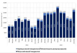 O'zbek avtomobil bozori: birlamchi bozordagi takliflar 1 oy ichida 43 foizga oshdi