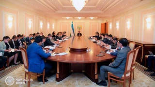 Информация о заседании Кенгаша Сената Олий Мажлиса Республики Узбекистан