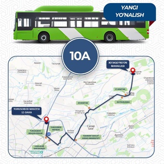 Запущен новый автобусный маршрут между Ташкентом и Ходжакурганом (Ташкентская область)