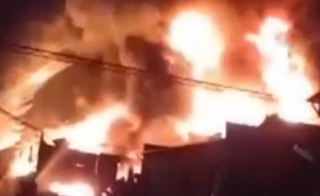 Тошкентдаги солидол ишлаб чиқариш цехи ёниб кетди