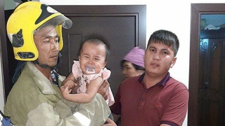 Бир ёшли бола қутқарилди