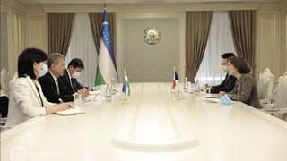 Франциянинг Ўзбекистондаги Элчиси билан парламентлараро ҳамкорлик масалалари муҳокама қилинди