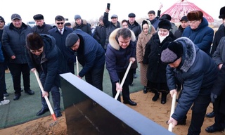 Жаңа заводтың ирге тасы қаланды