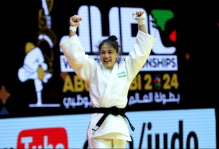 Диёра Келдиёрова - барандаи медали нуқраи дукаратаи Чемпионати ҷаҳон оид ба дзюдо