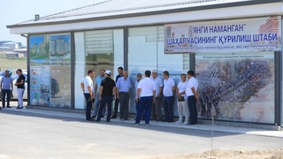 Yangi Namangan shaharchasi barpo etilmoqda