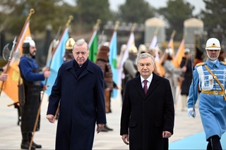 Состоялась церемония официальной встречи Президента Узбекистана