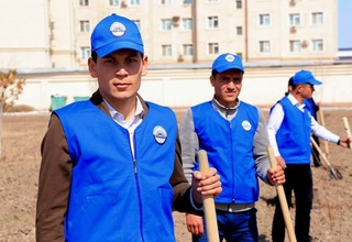 Urganch davlat pedagogika institutida 1500 tupdan ziyod koʻchat ekildi