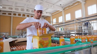 В Ташкентской области налажено производство натурального сока из тыквы и кукурузы