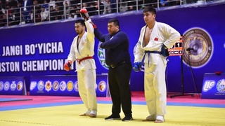 Во Дворце спорта «Универсал» проходит Чемпионат Узбекистана по рукопашному бою