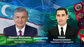 The Presidents of Uzbekistan and Turkmenistan discuss the development of practical interaction