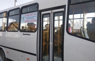 Қаршида янги йўналишда автобус қатнови йўлга қўйилди