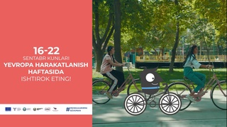 16 сентябрь куни Ўзбекистонда Европа ҳаракатланиш ҳафталиги — 2021 старт олади