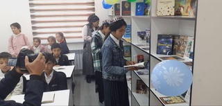В сельской махалле открылась библиотека