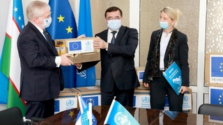 ВОЗ при финансовой поддержке ЕС доставила в Узбекистан первую партию средств индивидуальной защиты