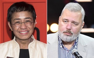 Нобелевскую премию мира присудили Марии Ресса и Дмитрию Муратову