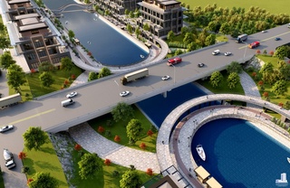 A residential complex and a promenade area will be built on the Surkhandarya coast