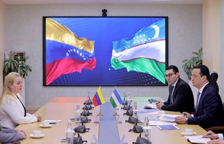 Лазиз Кудратов Венесуеланың Айрықша ҳәм толық ҳуқықлы Елшиси менен ушырасты