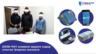"ZOOD-PAY" ilovasi orqali o'g'irlik jinoyati sodir etildi