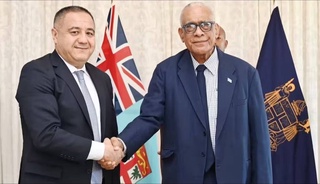 The first Ambassador of Uzbekistan presented his credentials to the President of Fiji