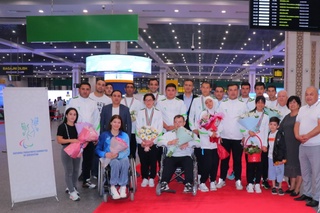 Ўзбекистон терма жамоаси аъзолари Тошкент халқаро аэропортида кутиб олинди