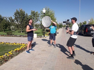 Америкалик тасвирчилар гуруҳи Қашқадарёда бўлди