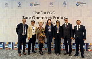 Делегация Узбекистана участвует в форуме туроператоров стран ОЭС в Азербайджане