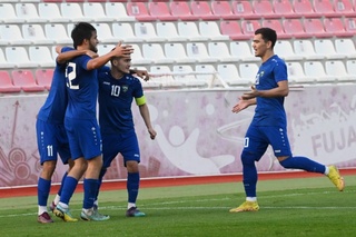 Футболчиларимиз биринчи учрашувда ғалаба қозонди