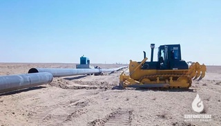 “Жанубий Кемачи” конида янги газ қувури ўрнатилмоқда
