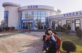 «Узун» темір жол вокзалы пайдалануға берілді