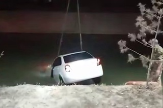 Namanganda “Gentra” kanalga tushib ketdi