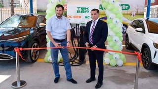 На двух АЗС в Ташкенте установлены устройства для быстрой зарядки электромобилей