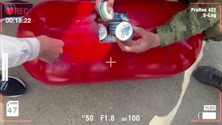 “Газ баллон” ичига яширилган никотин фош бўлди