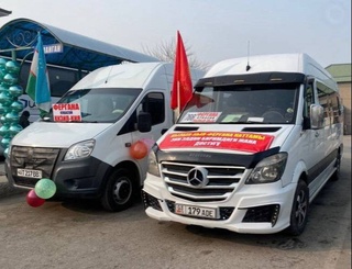 Узбекистан и Кыргызстан вновь запустили движение микроавтобусов по маршруту «Фергана - Кувасай - Кызыл-Кия»