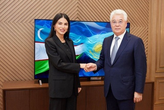 Saida Mirziyoyeva held a meeting with the Ambassador of Kazakhstan