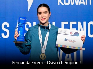 Fernando Herrera became the Asian fencing champion