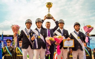 Всадники из Узбекистана выиграли этап «Кубка Наций-2022»